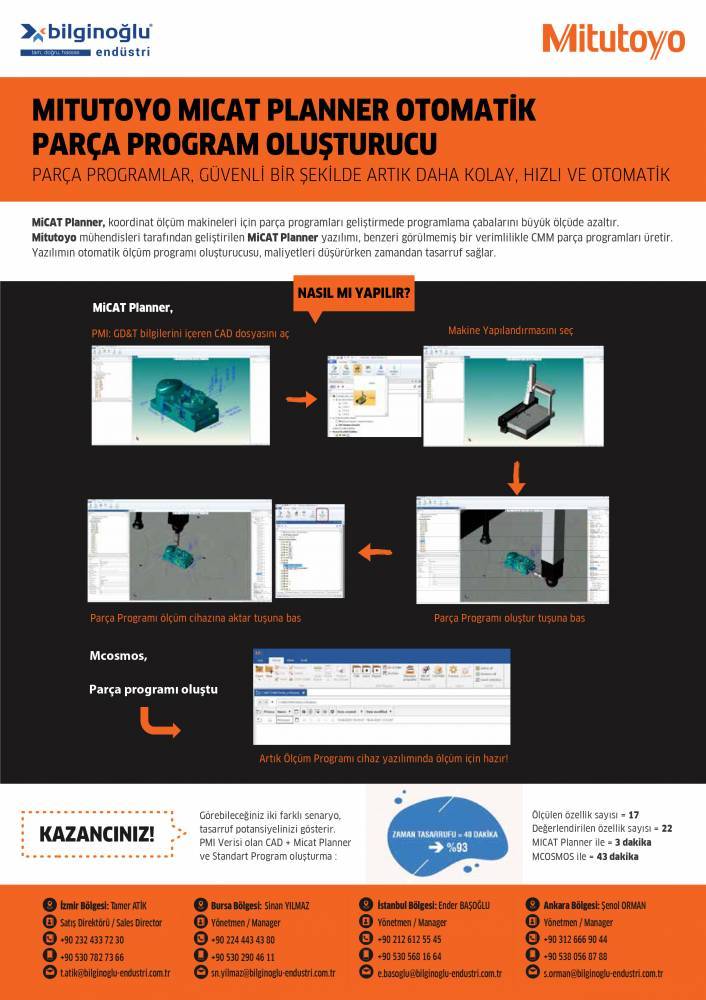 MICAT PLANNER OTOMATİK PARÇA PROGRAM OLUŞTURUCU