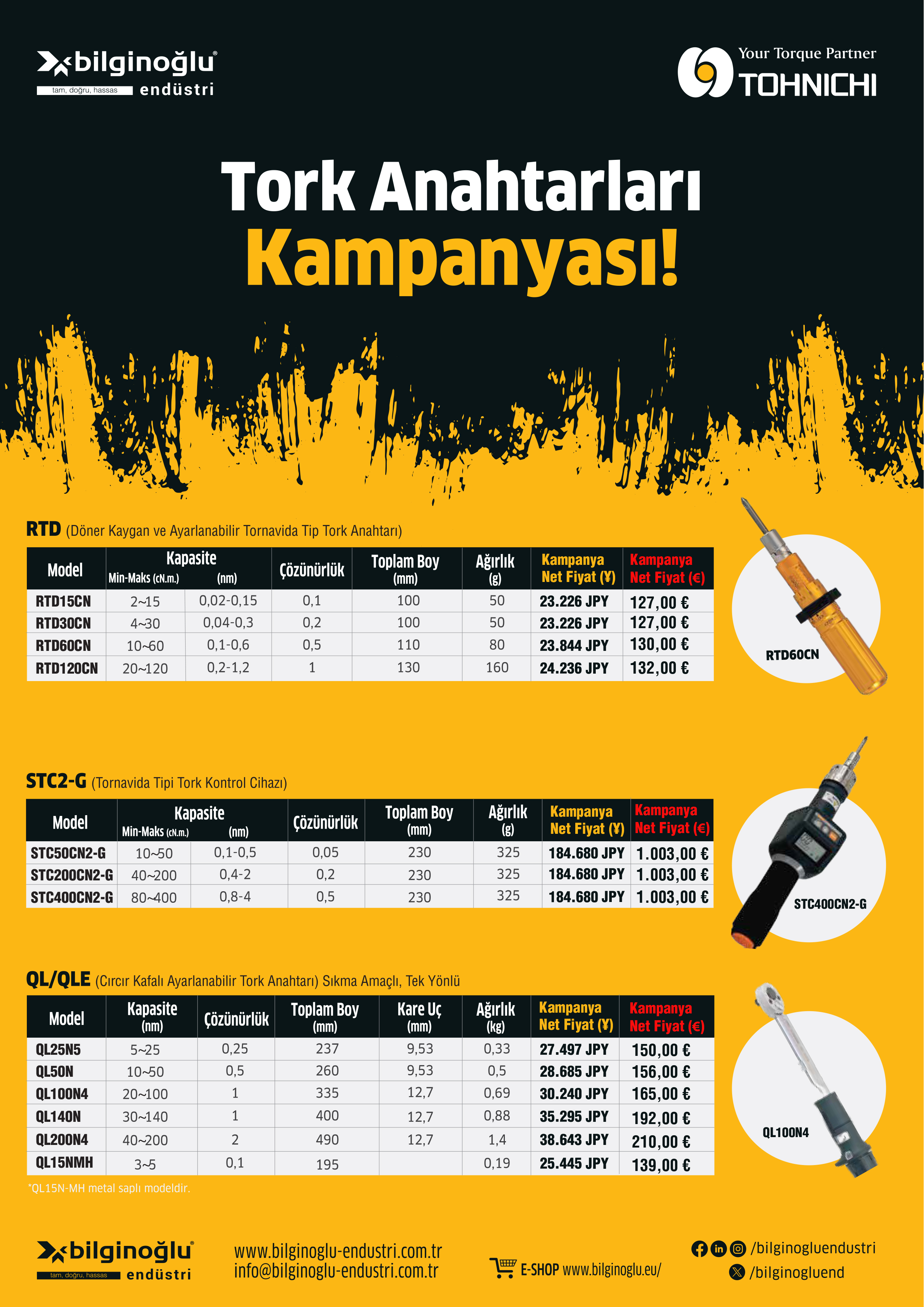 Tork Anahtarları Kampanyası!