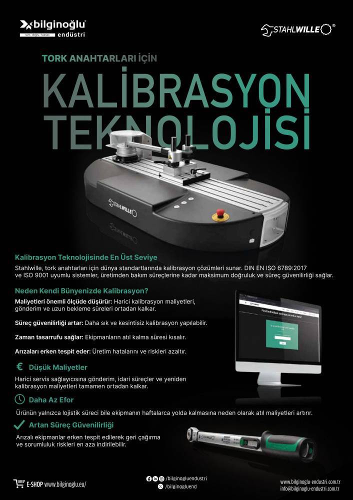 TORK ANAHTARLARI İÇİN KALİBRASYON TEKNOLOJİSİ
